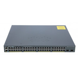 Коммутатор Catalyst 2960-X 48 GigE PoE 370W, 2 x 10G SFP+ LAN Base