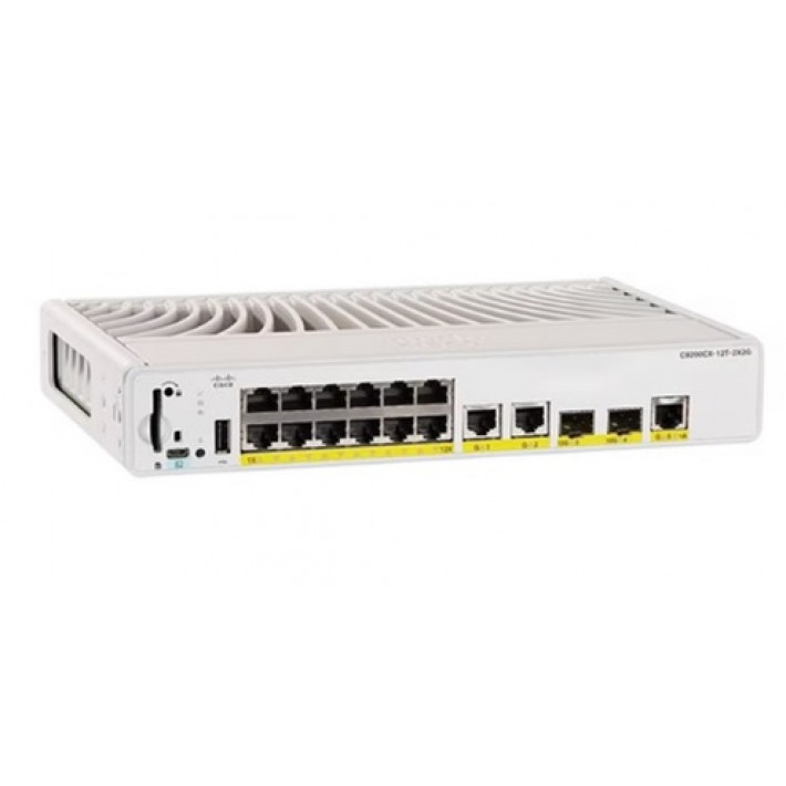 Коммутатор Catalyst 9200CX 12-port 1G, 2x10G and 2x1G, PoE+, Network Advantage