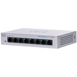 Коммутатор CBS110 Unmanaged 8-port GE, Desktop, Ext PS