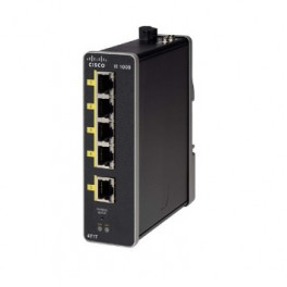 Промышленный коммутатор Cisco IE1000 with 4 FE Copper PoE+ ports and 2 GE SFP uplinks